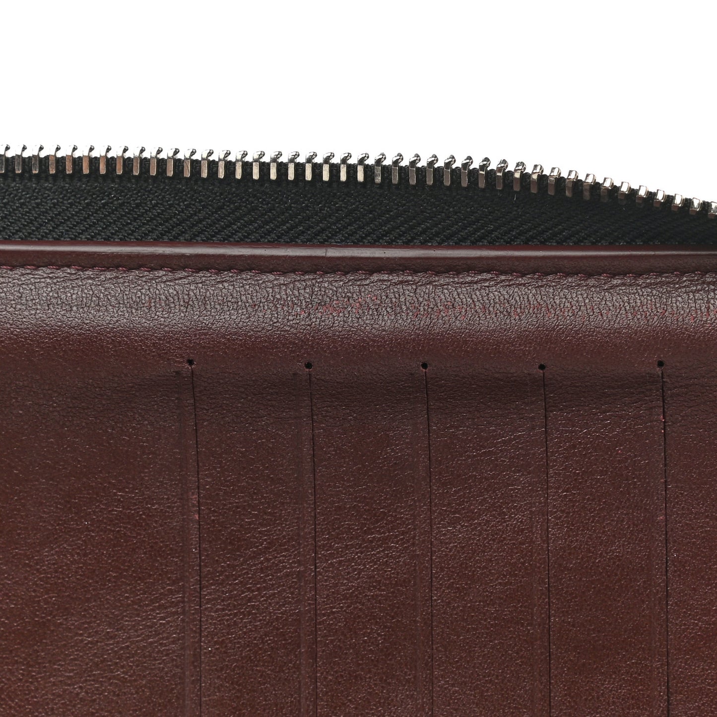 Caviar Quilted Large Zip Around Organizer Wallet Black