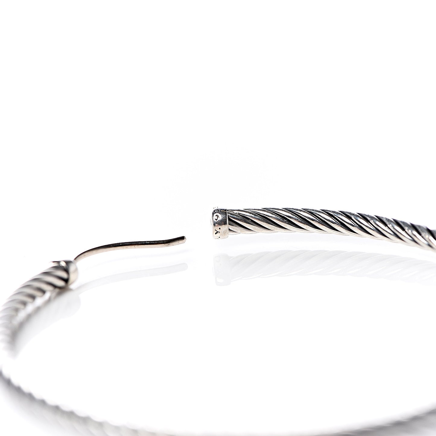 Sterling Silver Extra Large Cable Classics Hoop Earrings