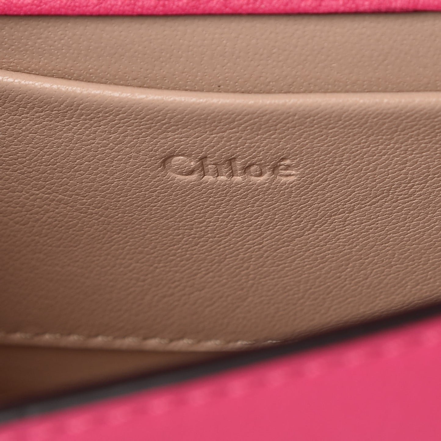 Calfskin Small Nile Bracelet Minaudiere Bag Fuchsia Rose