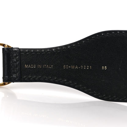 Christian Dior Canvas Embroidered Large Book Belt 85 34 Bleu 4 of 4