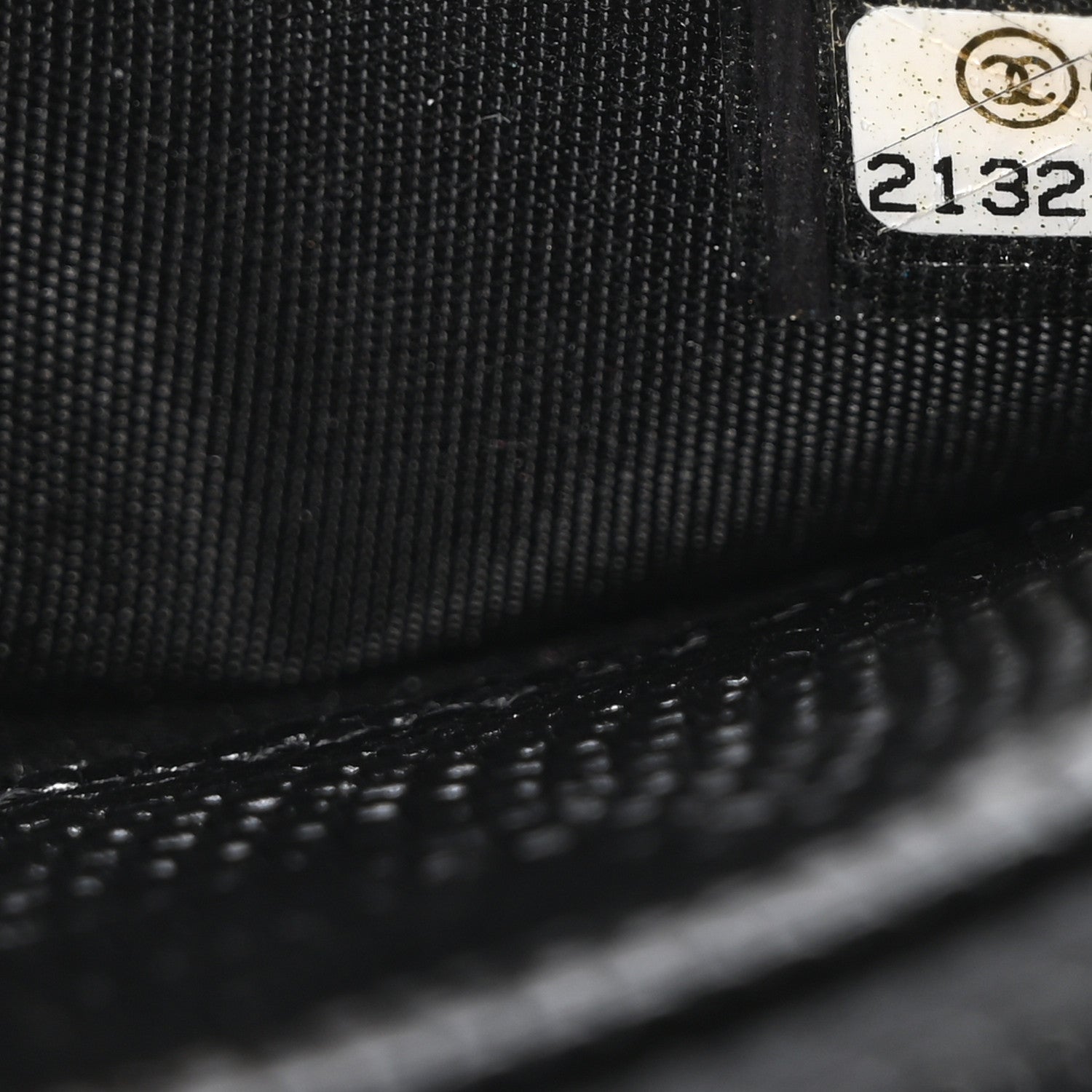 Chanel Lizard Wallet on Chain WOC Black 8 of 11