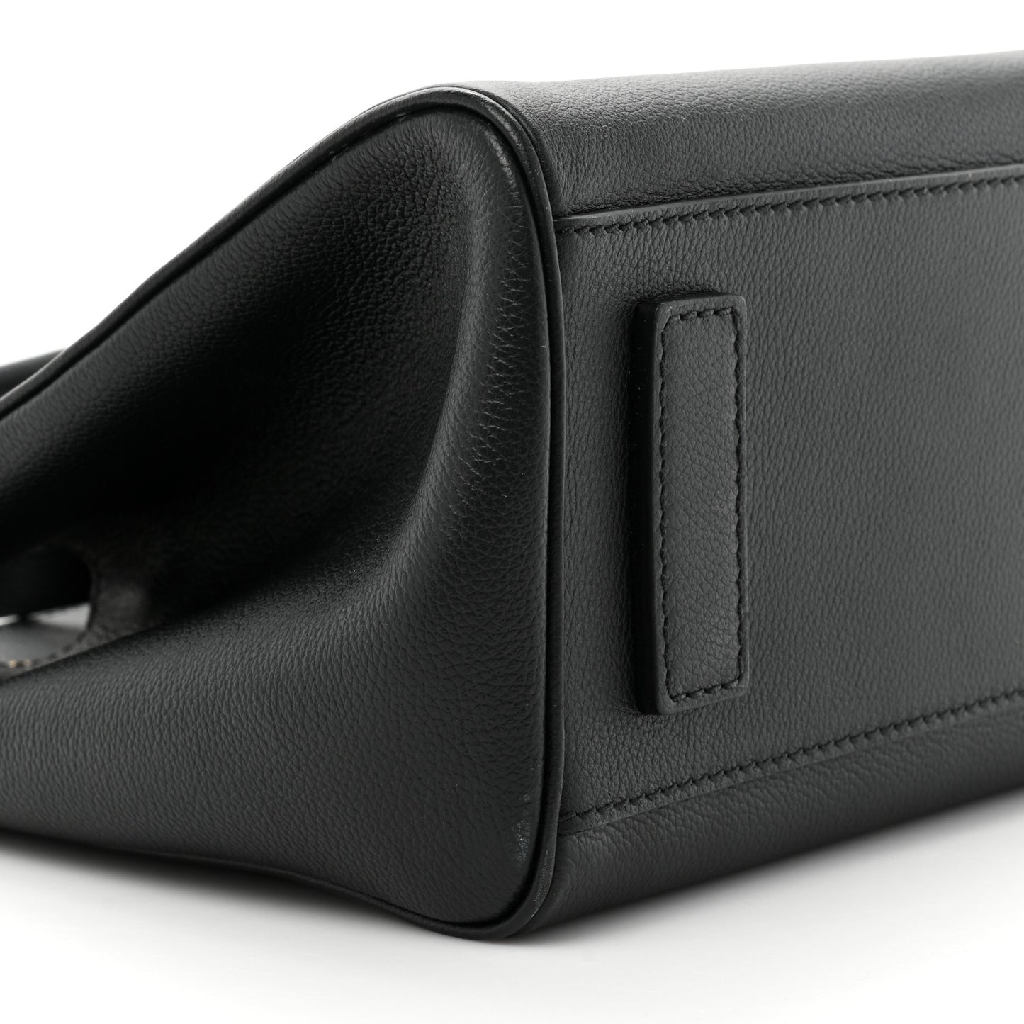 Grained Calfskin Small La Medusa Tote Bag Black