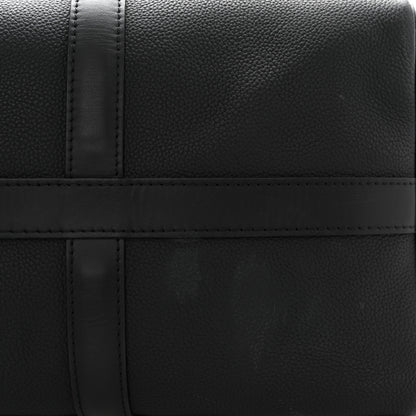 Louis Vuitton Grained Calfskin Aerogram Keepall Bandouliere 40 Black 12 of 16