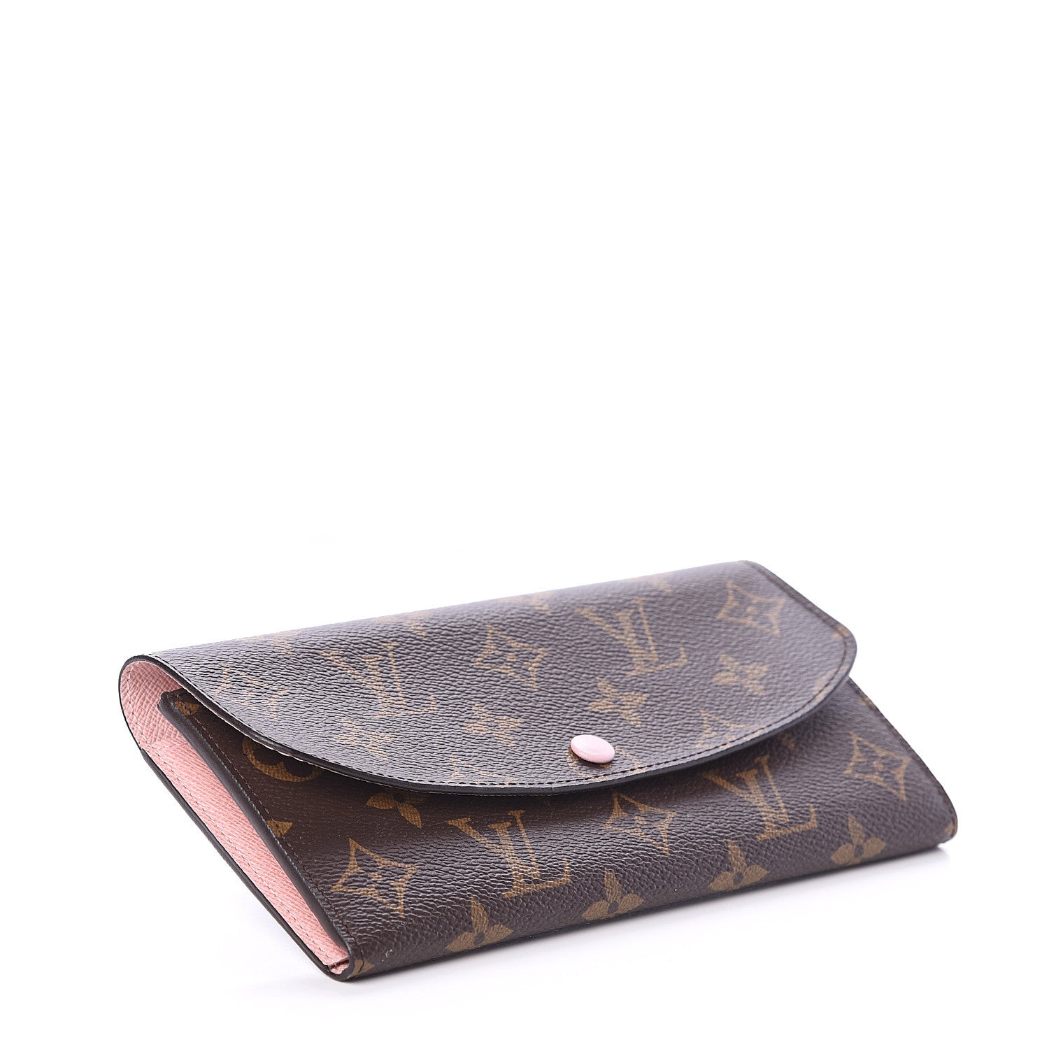 Louis Vuitton Monogram Emilie Wallet Rose Ballerine 3 of 5