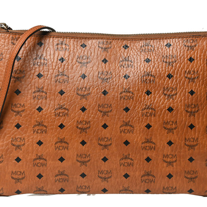 MCM Visetos Crossbody Pouch Cognac 11 of 29