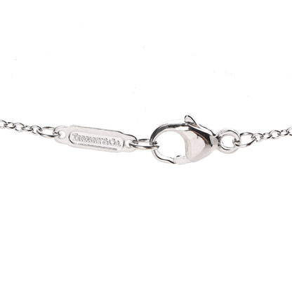 Tiffany Platinum Diamond Enchant Halo Flower Pendant Necklace 6 of 7