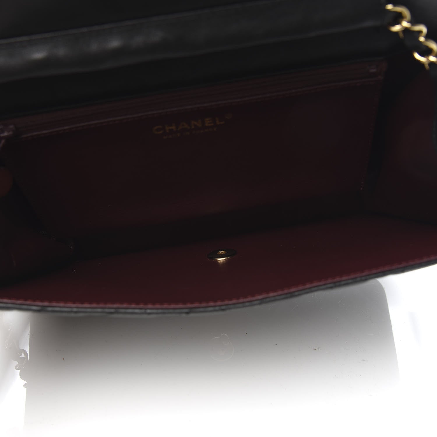 Chanel Lambskin Quilted Medium Single Flap Black 5 of 9