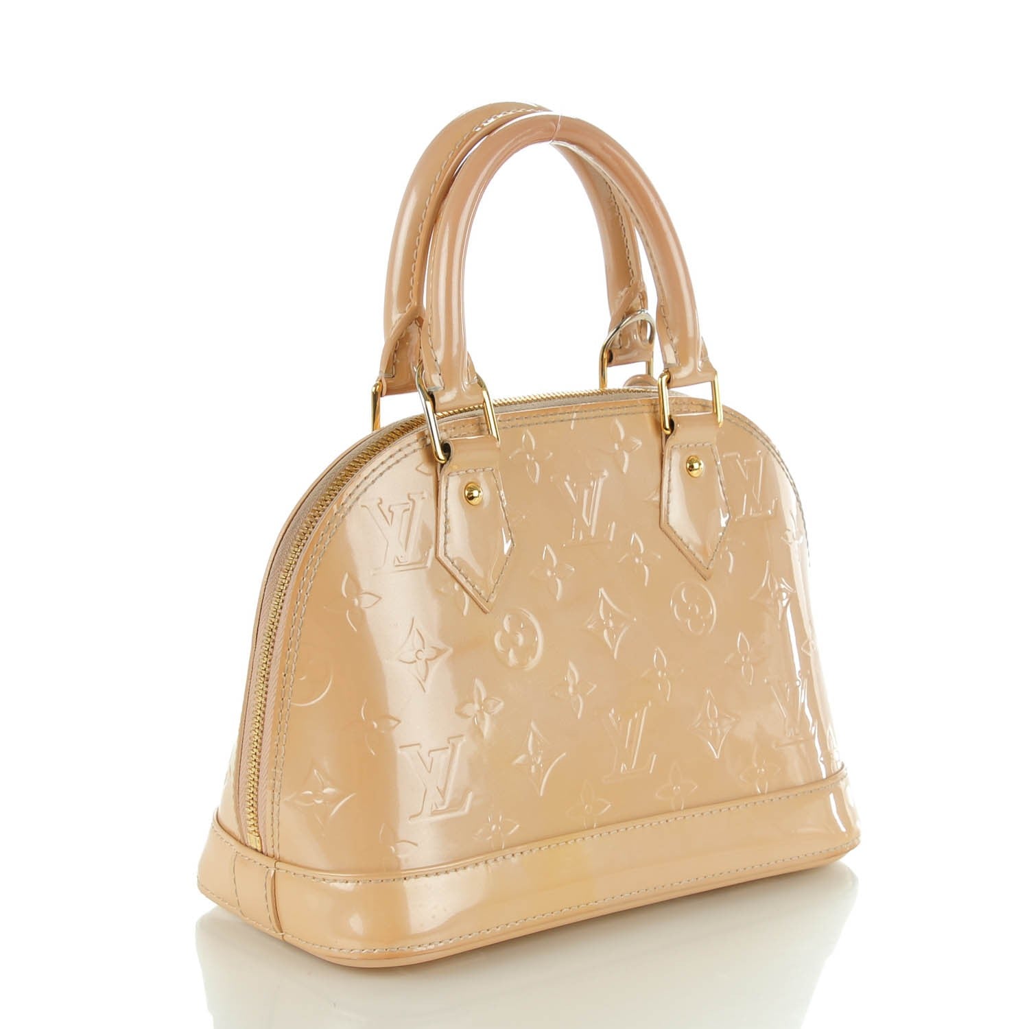 Louis Vuitton Vernis Alma BB Noisette 3 of 7