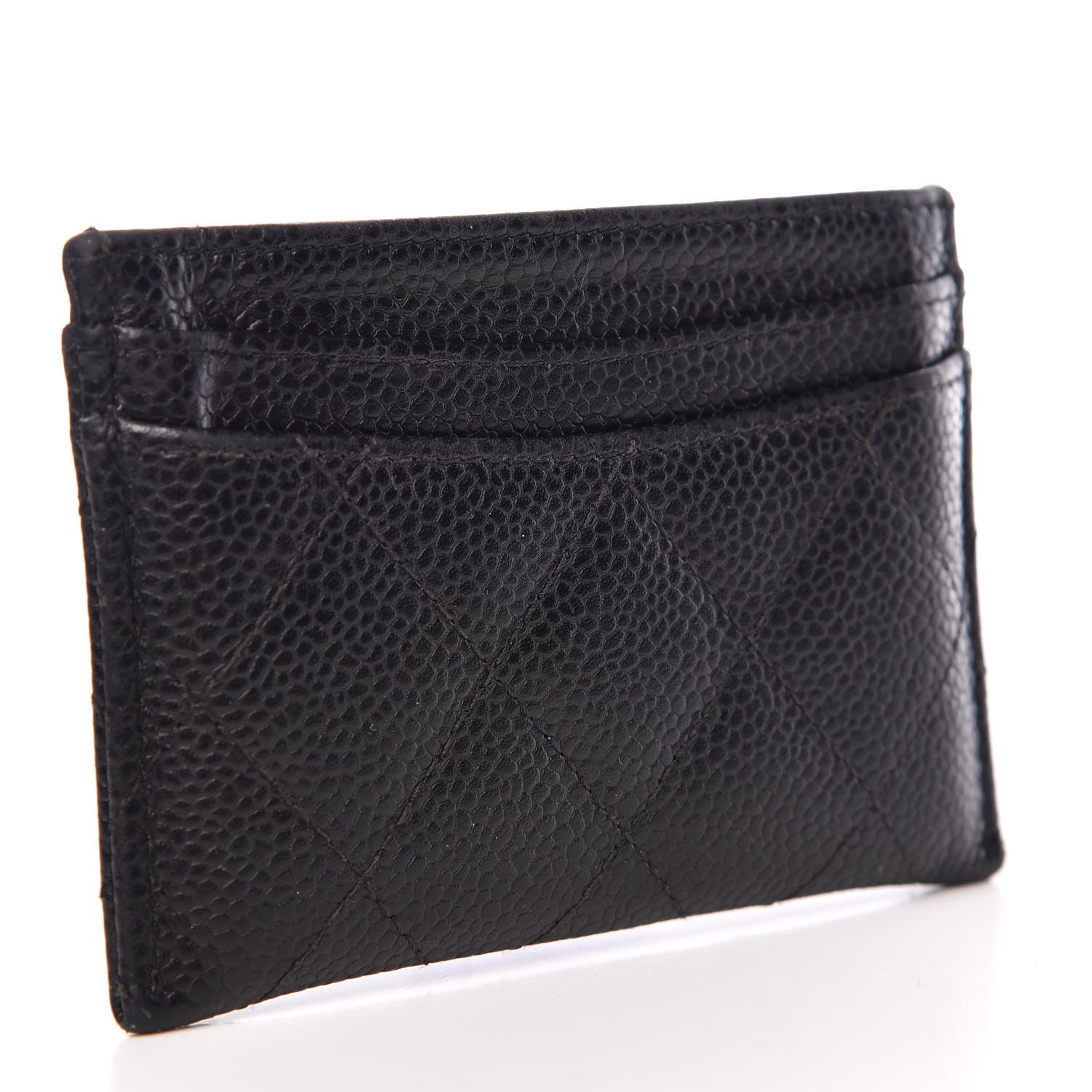 Chanel Caviar Quilted Card Holder Black 3 of 10