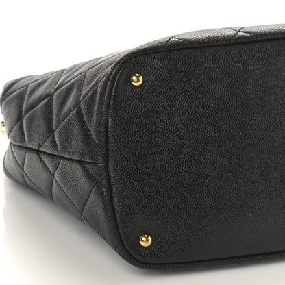 Chanel Caviar Quilted Timeless CC Soft Tote Black 8 of 10