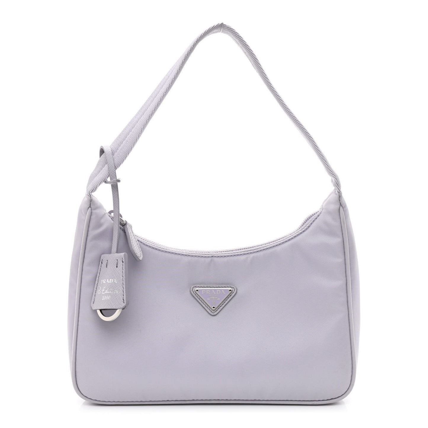 Re-Nylon Saffiano Mini Re-Edition 2000 Bag Glicine
