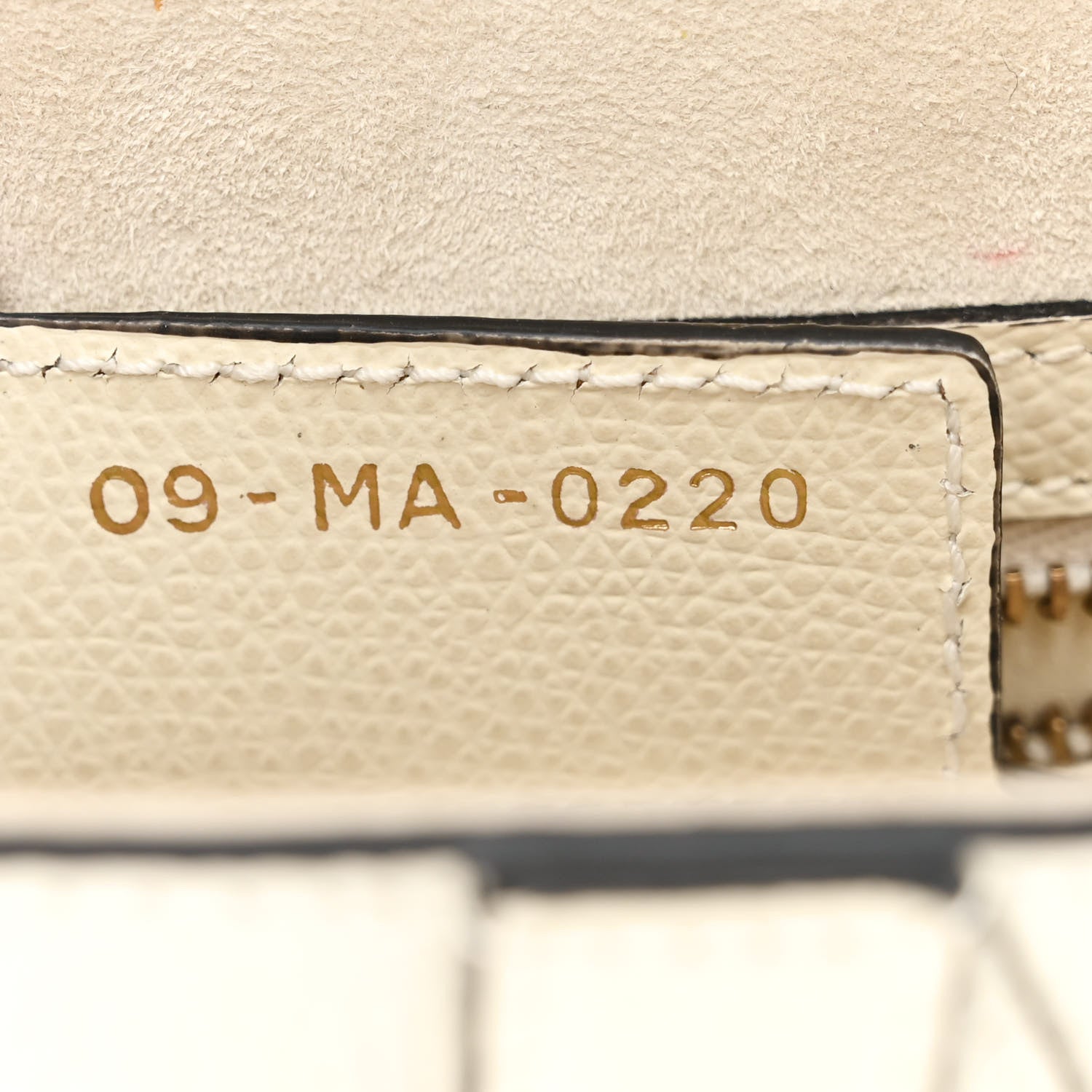 Christian Dior Grained Calfskin Saddle Bag White 7 of 11