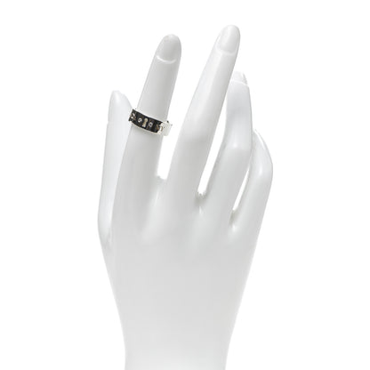 Tiffany Sterling Silver Diamond Locks Ring 51 5.75 2 of 5