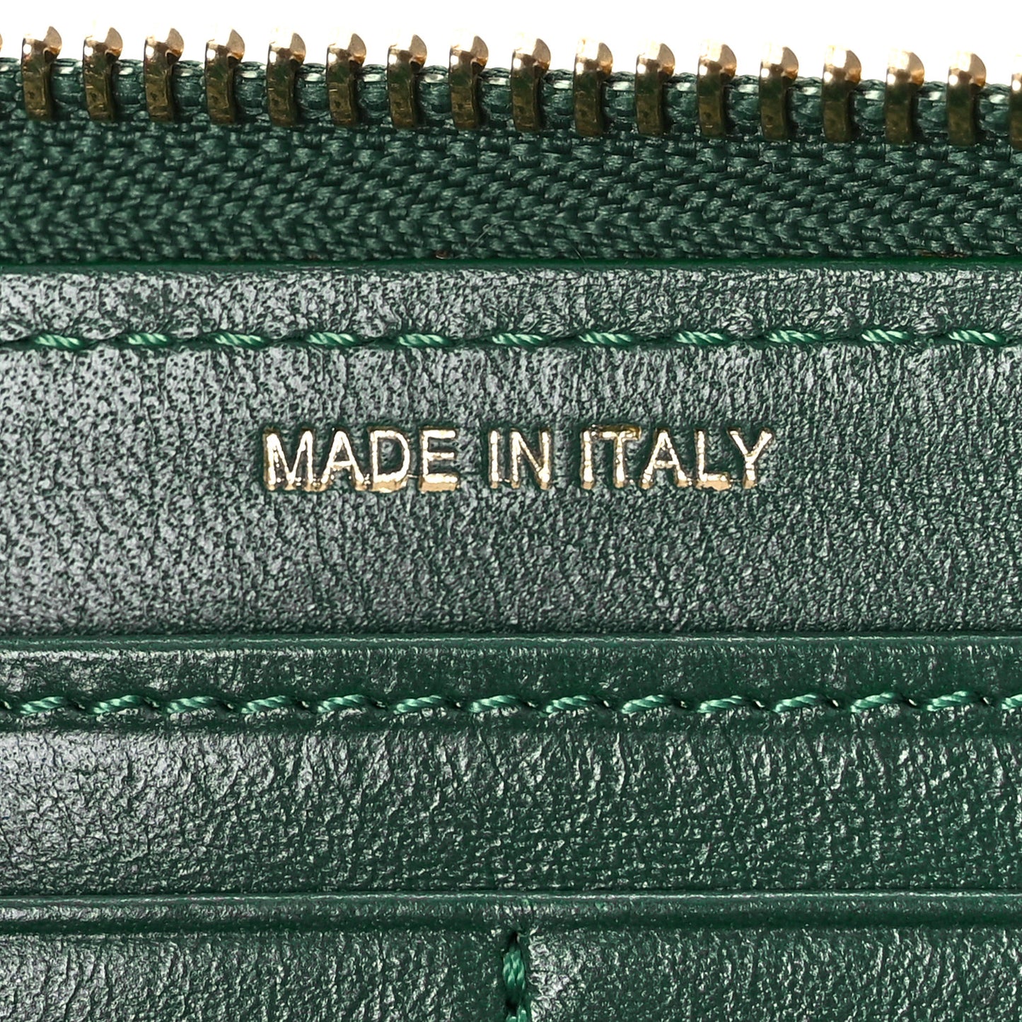 Haymarket Check Large Ziggy Zip Around Wallet Green