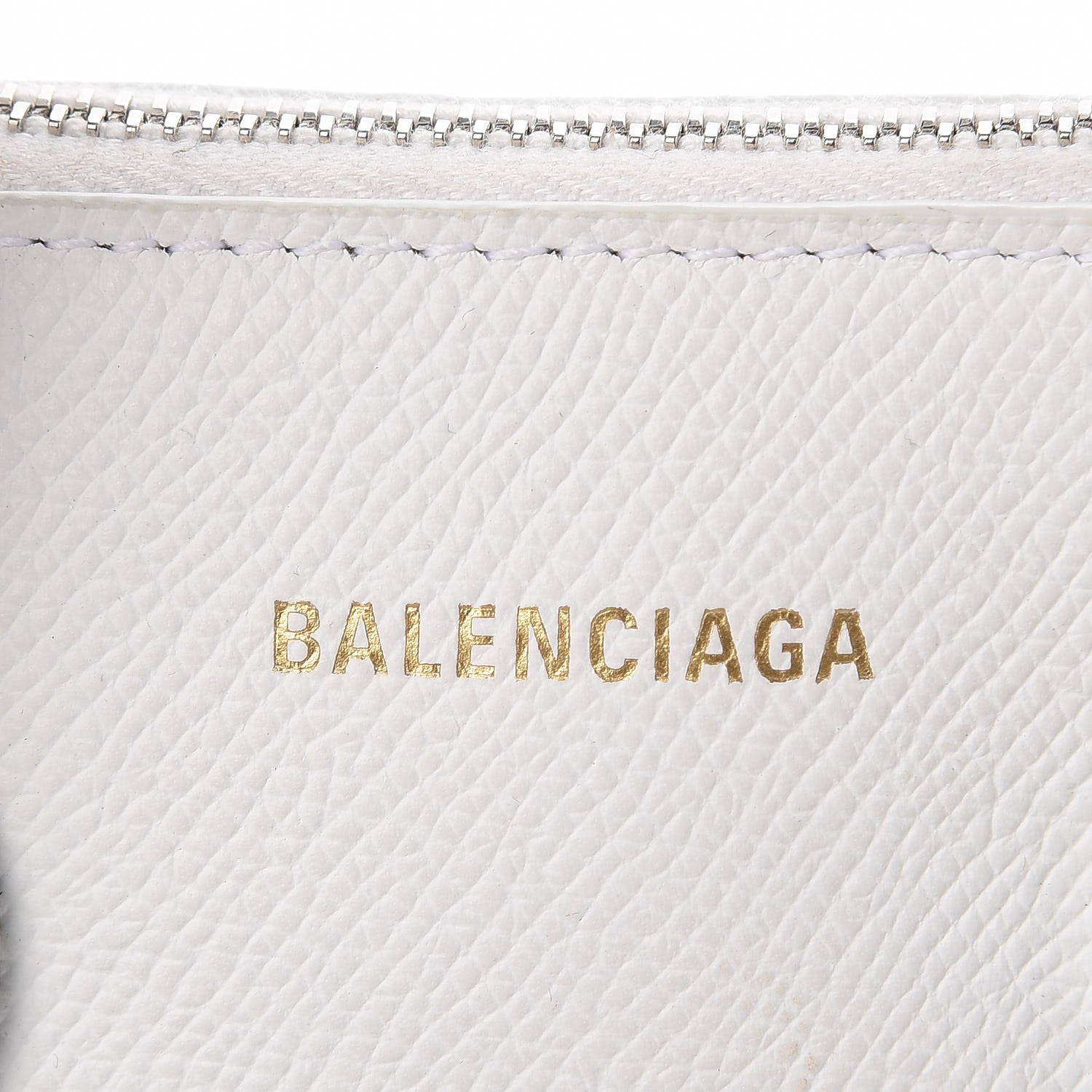Balenciaga Grained Calfskin XXS Ville Top Handle Bag White Black 7 of 12