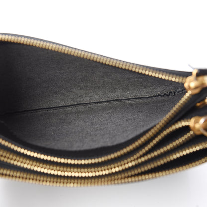 Celine Lambskin Small Trio Crossbody Bag Black 4 of 14
