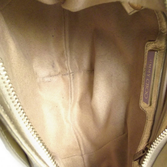 Leather Tulita Hobo Gold