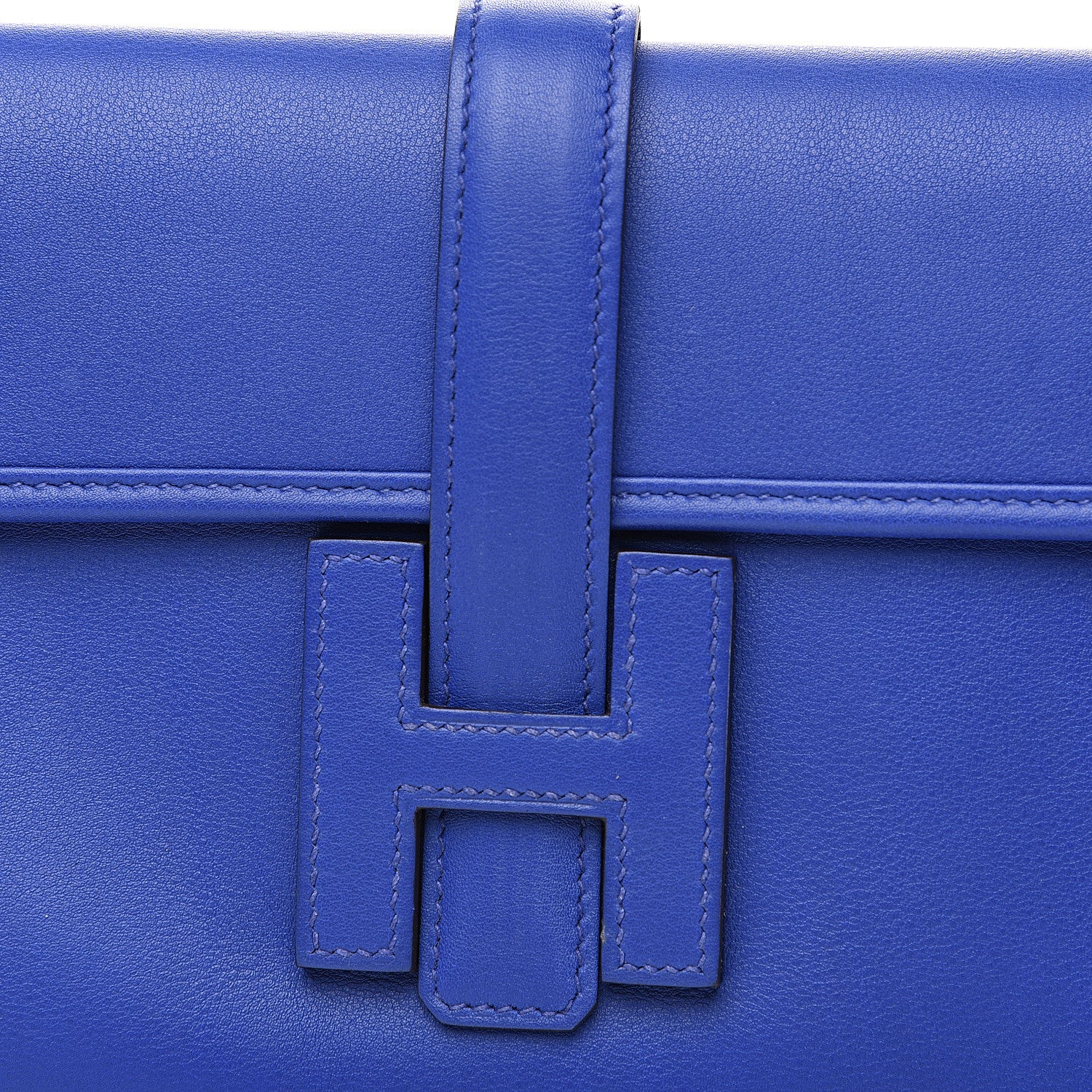 Hermes Swift Jige Elan 29 Clutch Bleu Electrique 7 of 7