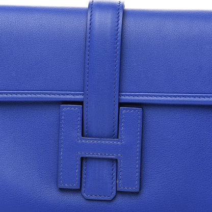 Hermes Swift Jige Elan 29 Clutch Bleu Electrique 7 of 7