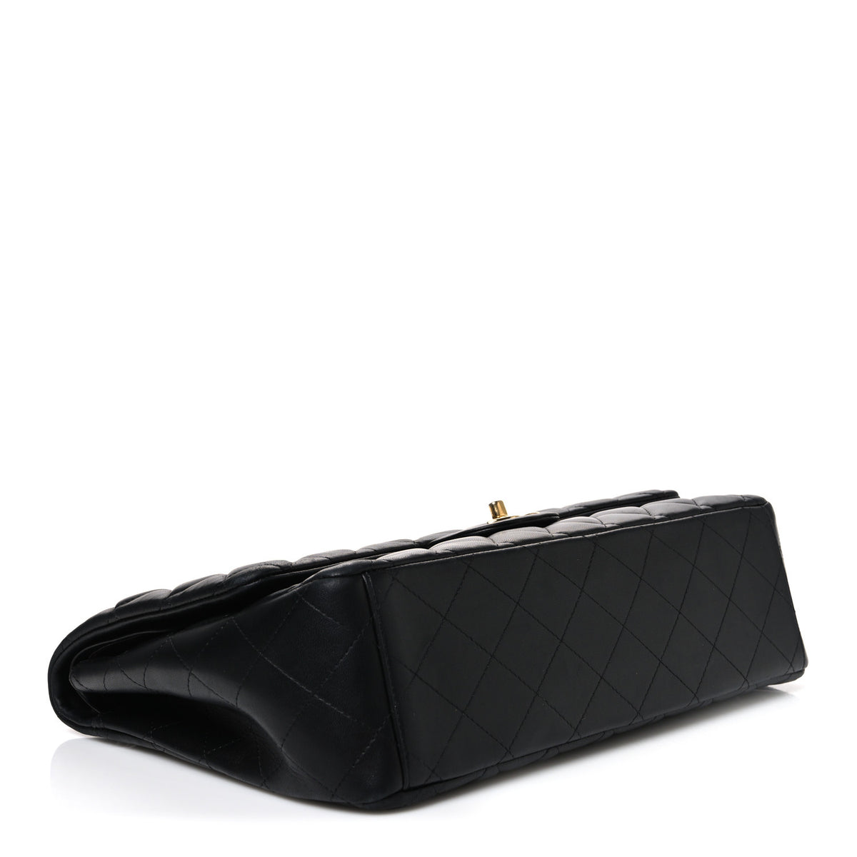 Chanel Lambskin Quilted Maxi Double Flap Black 3 of 9