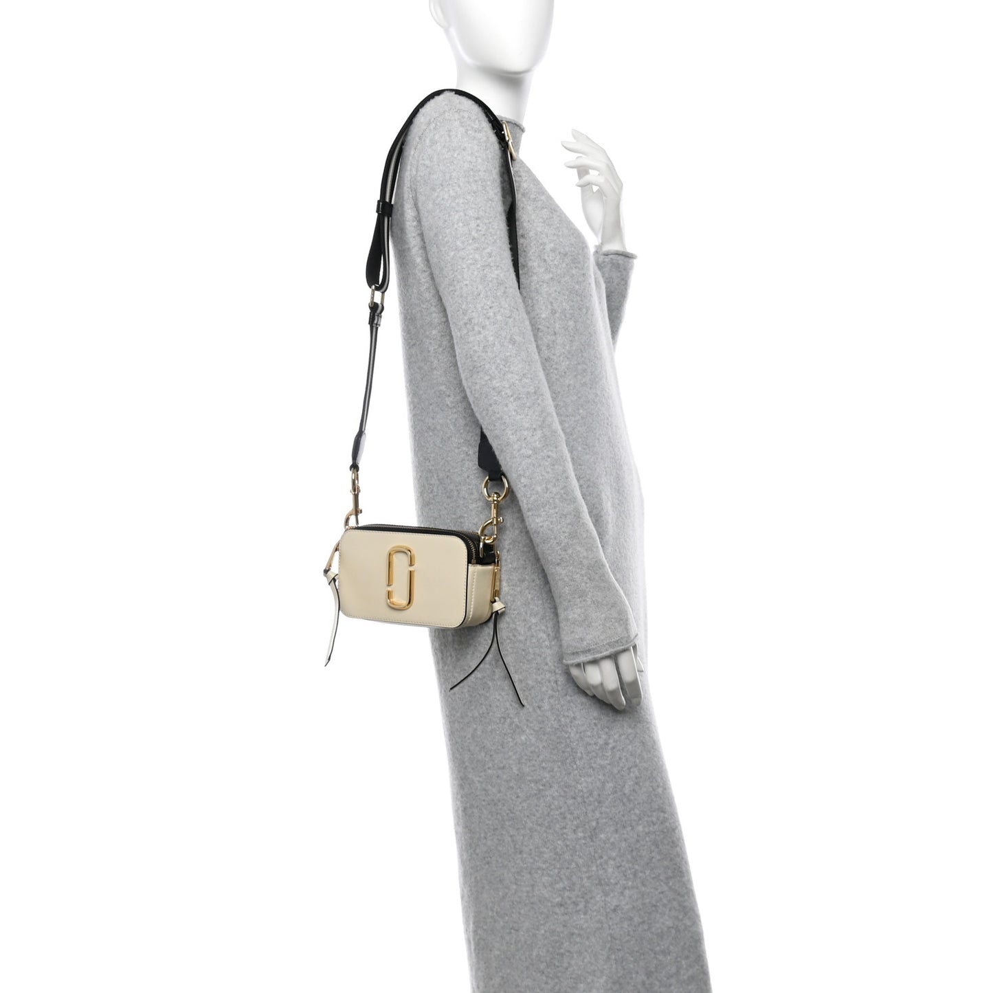 Saffiano Small Snapshot Camera Bag New Cloud White Multicolor
