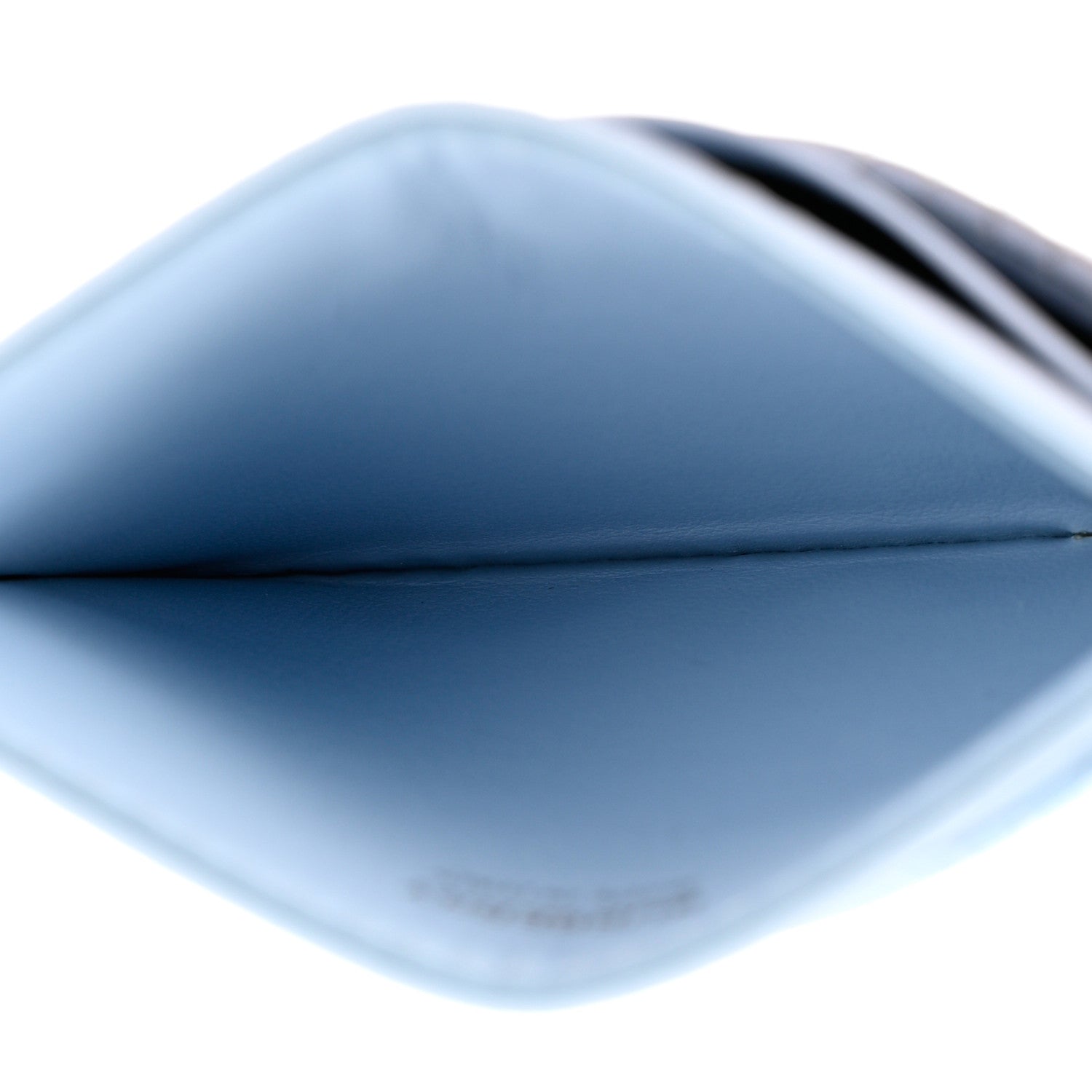 Burberry Lambskin Quilted Small Lola Card Holder Pale Blue 5 of 6