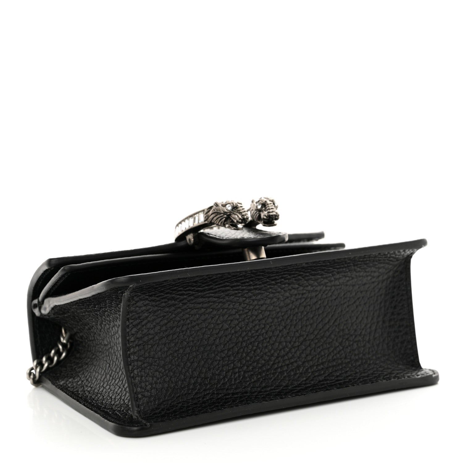 Gucci Dollar Calfskin Crystal Mini Dionysus Top Handle Bag Black Crystal 4 of 11