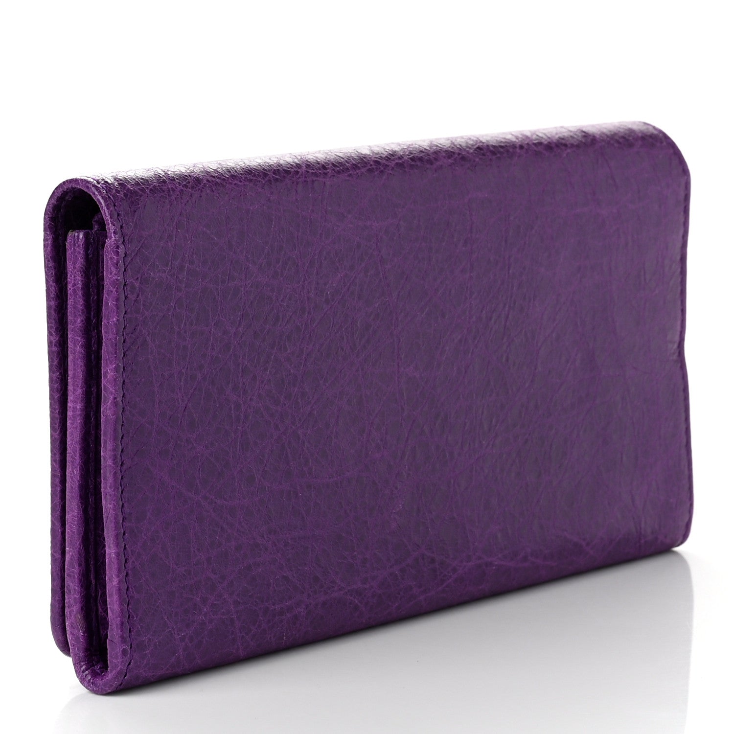 Balenciaga Agneau Giant 12 Silver Hardware Money Wallet Ultraviolet 3 of 8