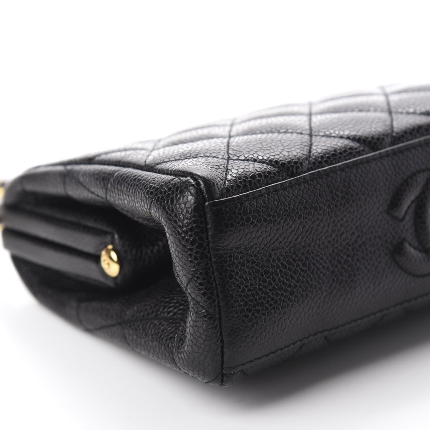 Chanel Caviar Quilted Frame Evening Bag Black 6 of 13
