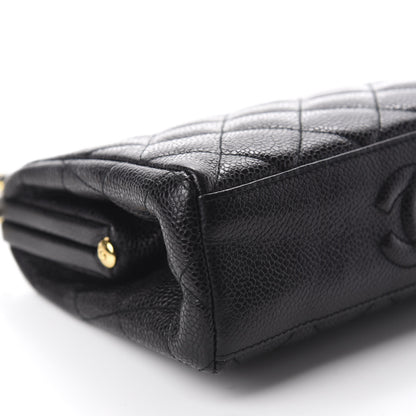 Chanel Caviar Quilted Frame Evening Bag Black 6 of 13