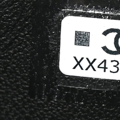 Chanel Calfskin Lizard Embossed Card Holder Black 13 of 16