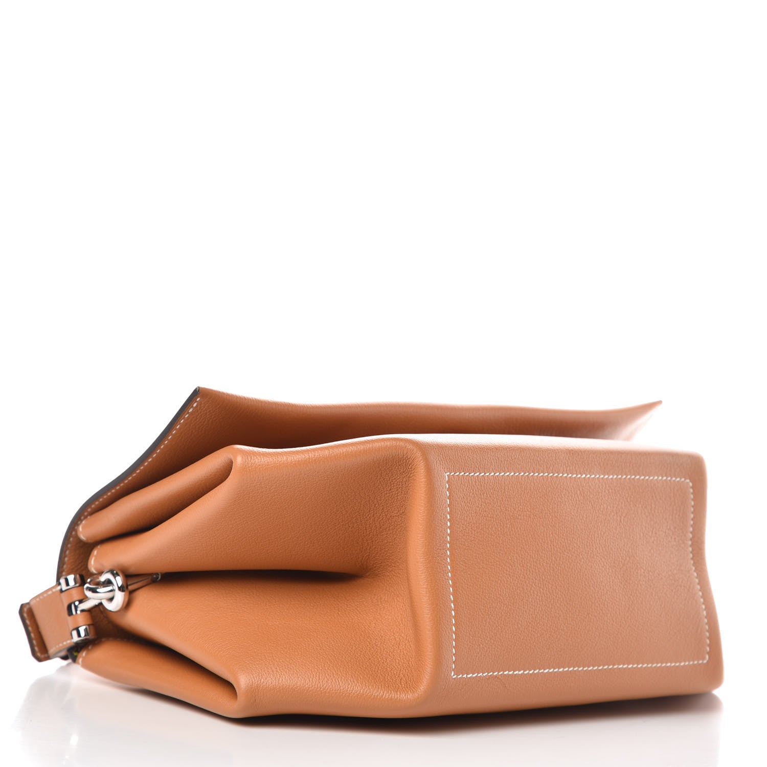 Hermes Taurillon Novillo Opli 28 Toffee Lime 4 of 11