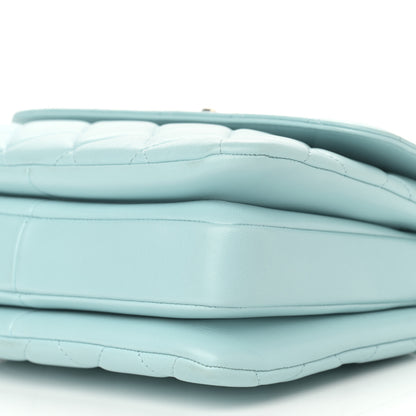 Chanel Lambskin Quilted Small Trendy CC Flap Dual Handle Bag Light Blue 10 of 12