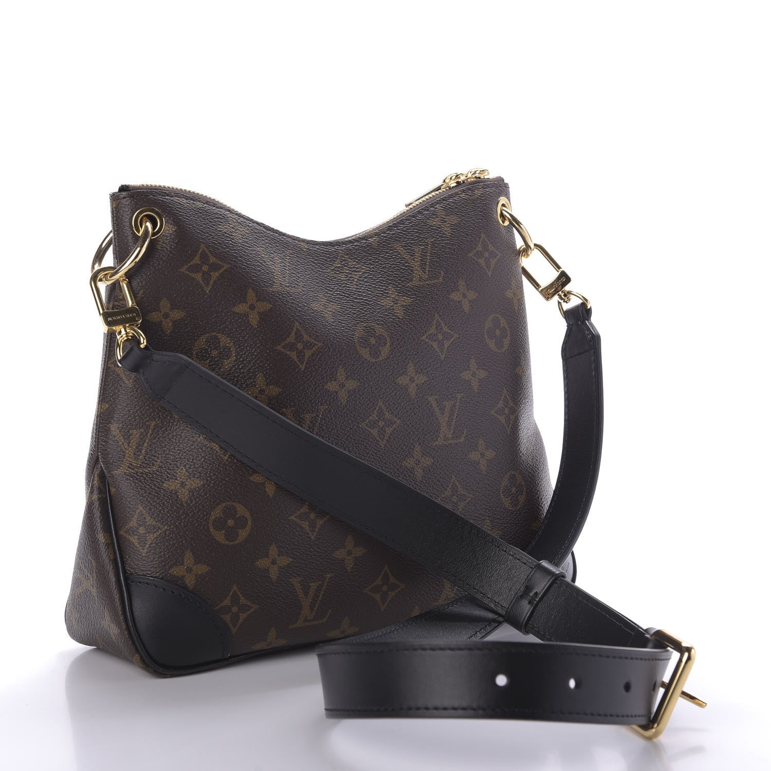 Louis Vuitton Monogram Odeon PM Black 4 of 9