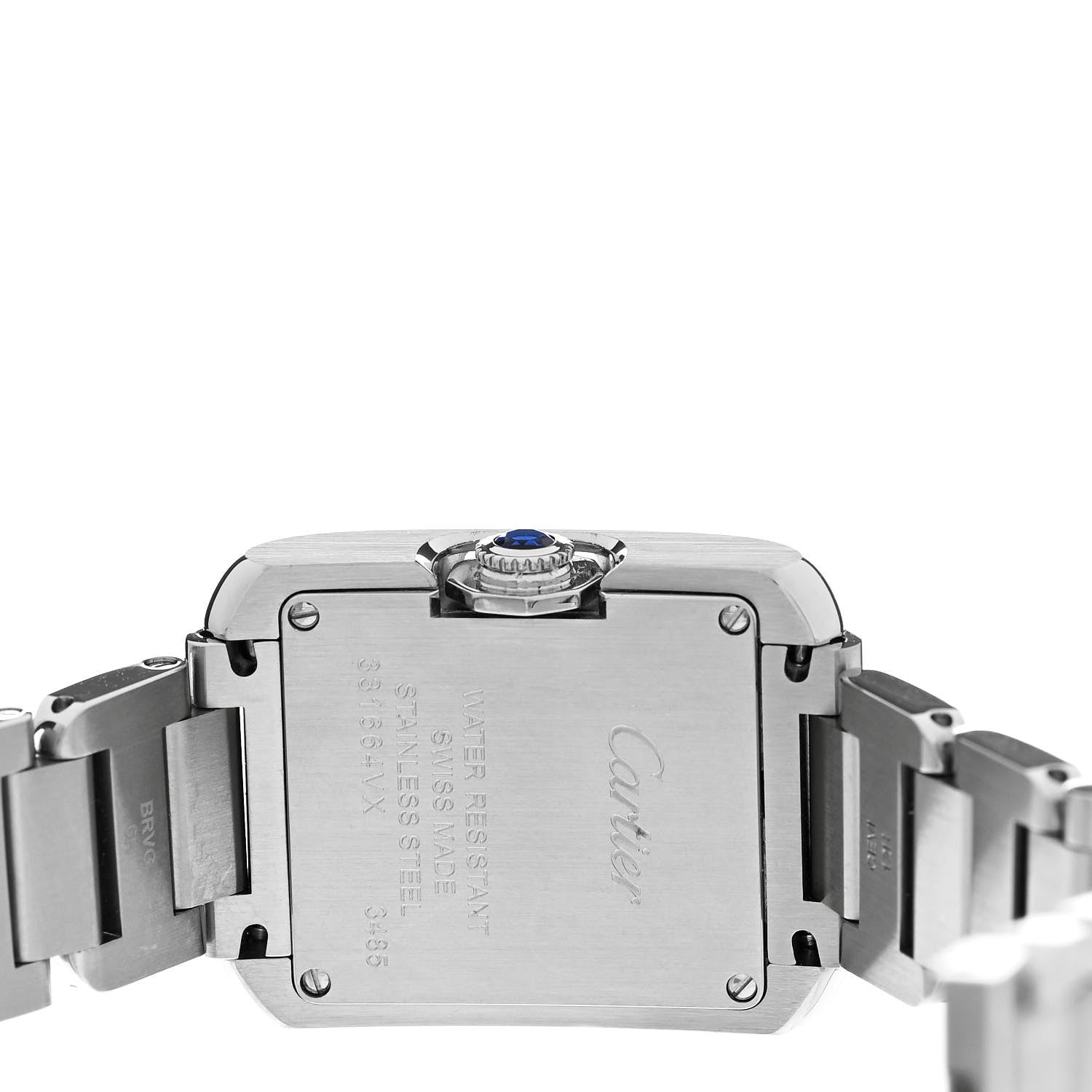 Cartier Stainless Steel 23mm Tank Anglaise Quartz Watch 4 of 5