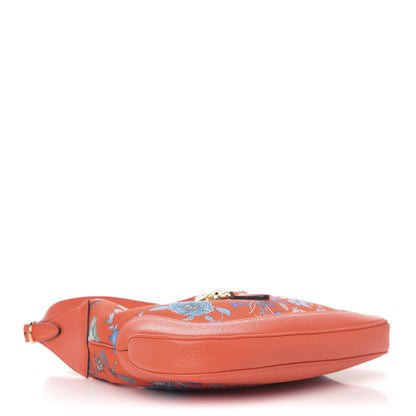 Gucci Canvas Flora Medium Jackie Hobo Orange 4 of 11