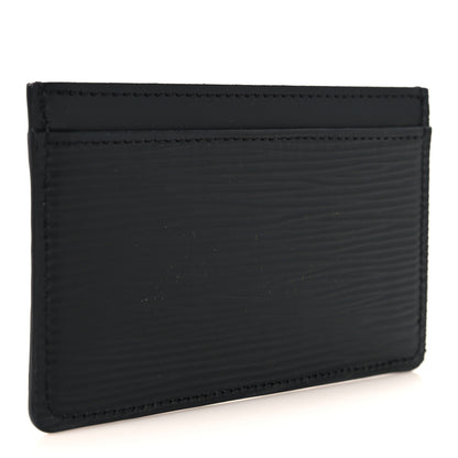 Louis Vuitton Epi Card Holder Black 3 of 7