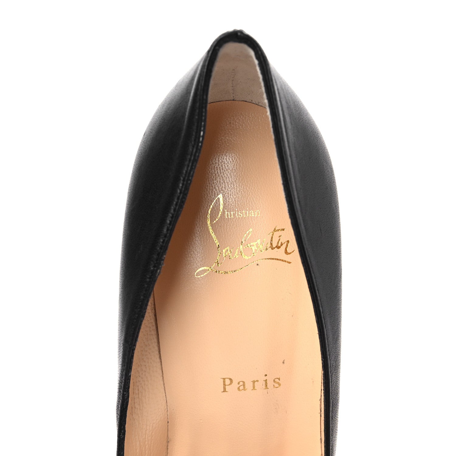 Christian Louboutin Shiny Nappa Pigalle Follies 100 Pumps 39.5 Black 7 of 7