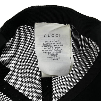 Gucci GG Supreme Monogram Baseball Hat S 57 Black 9 of 9