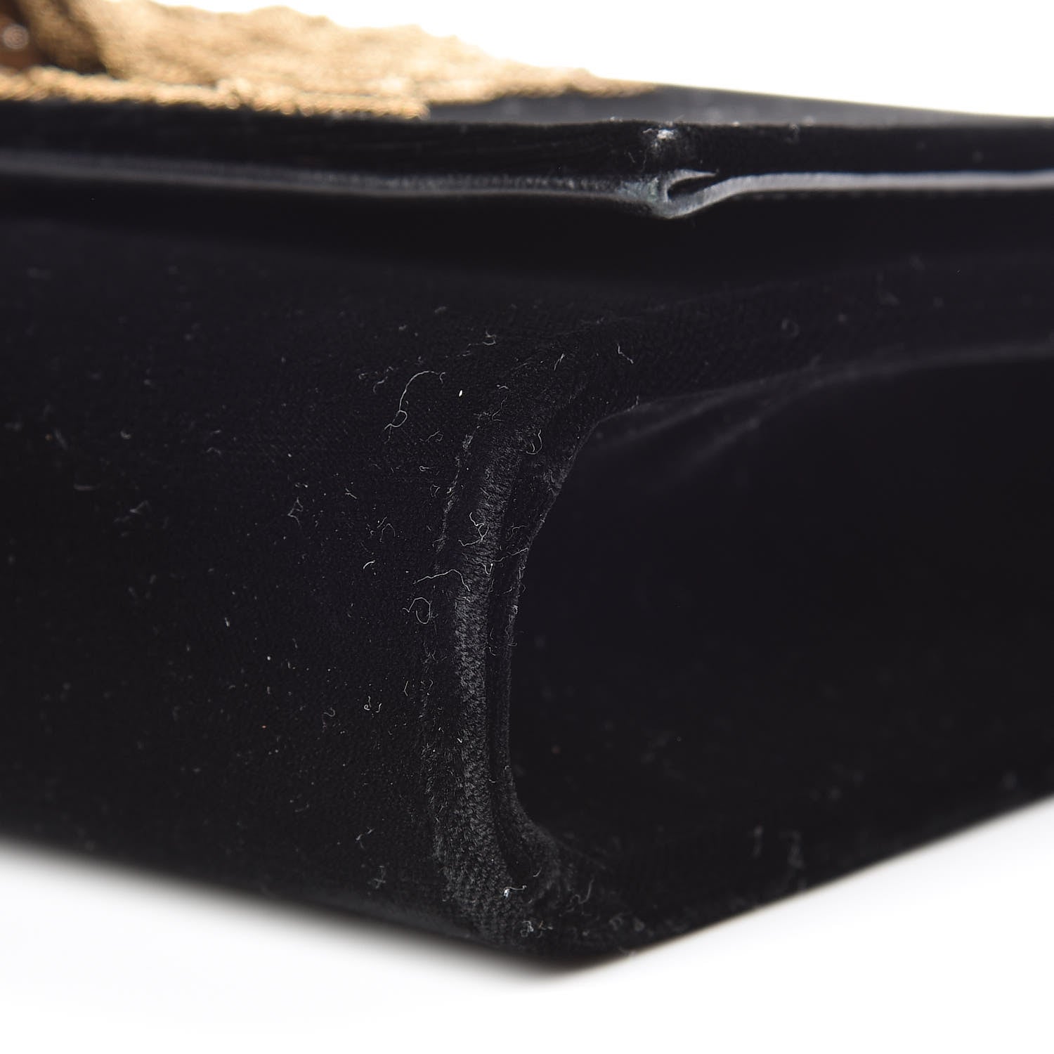 Saint Laurent Velvet Small Monogram Kate Tassel Shoulder Bag Black 11 of 11