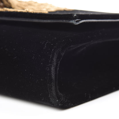 Saint Laurent Velvet Small Monogram Kate Tassel Shoulder Bag Black 11 of 11