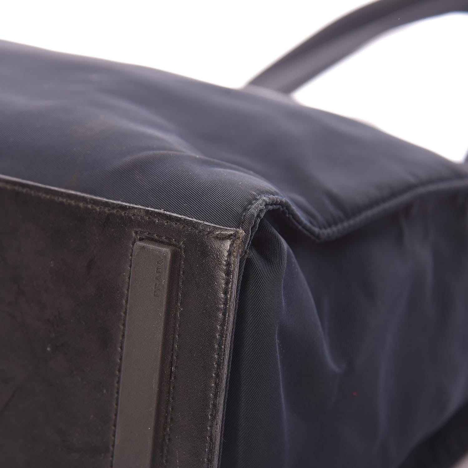 Prada Tessuto Nylon Nappa Tote Blue 10 of 17