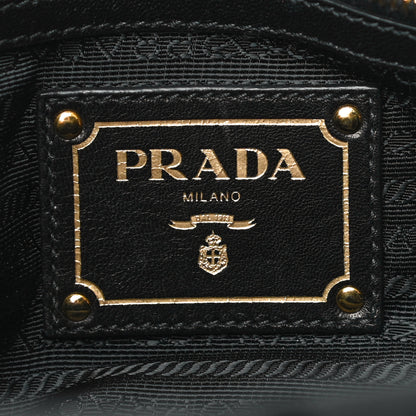 Prada Tessuto Nylon Nappa Gaufre Shopping Satchel Black 7 of 8