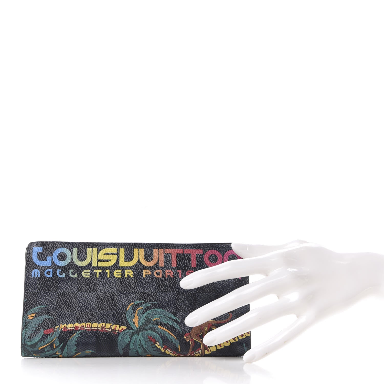 Louis Vuitton Damier Cobalt Jungle Brazza Wallet 2 of 9