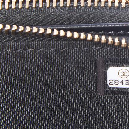 Chanel Caviar Studded Small Deauville Clutch With Chain Black 9 of 9