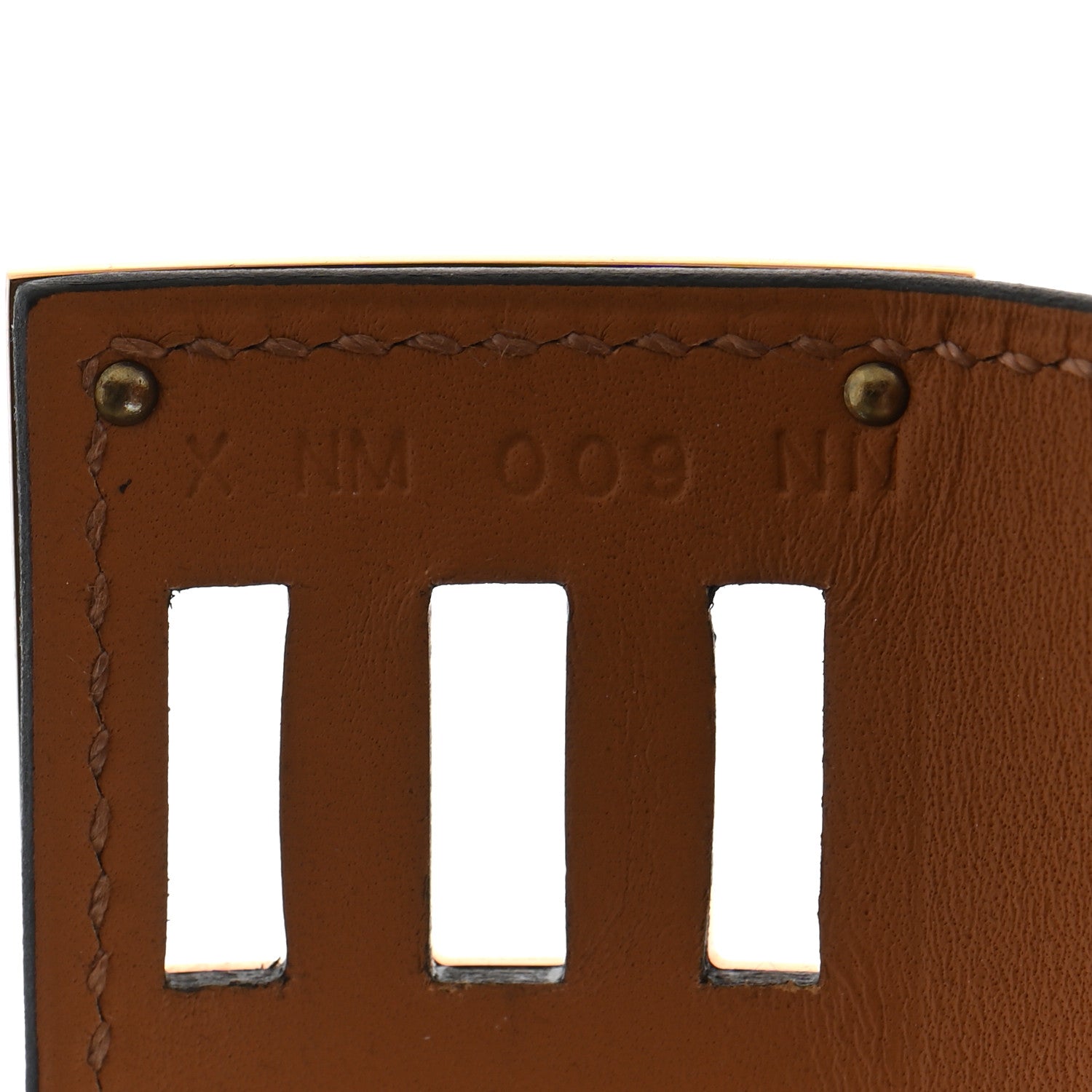 Hermes Lizard Kelly Dog Cuff S Bleu Saphir 5 of 6