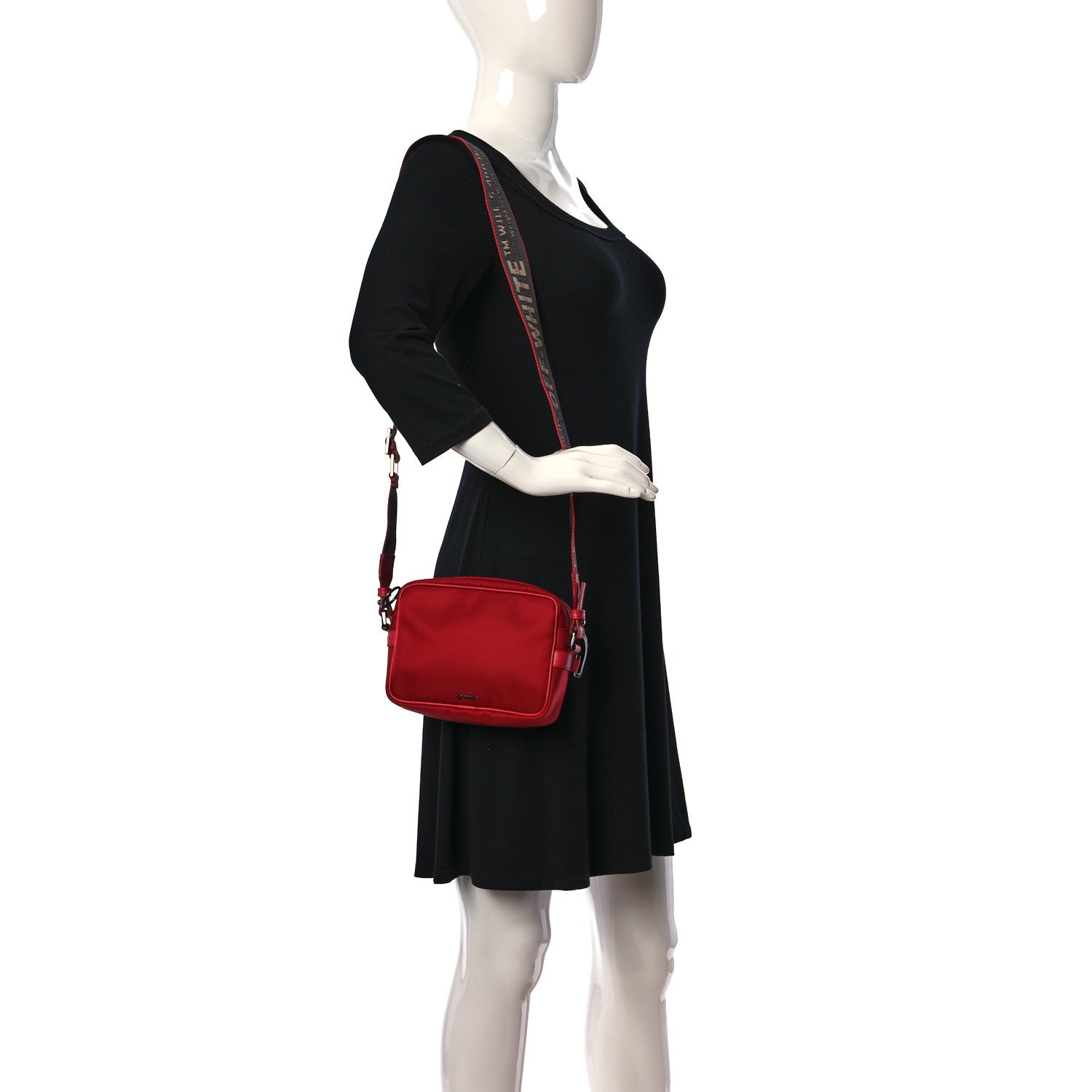 Off-White Nylon Camera Bag Red 3 of 10