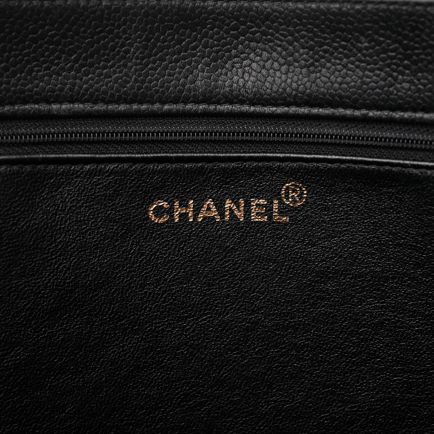 Chanel Caviar CC Shopper Tote Black 6 of 21