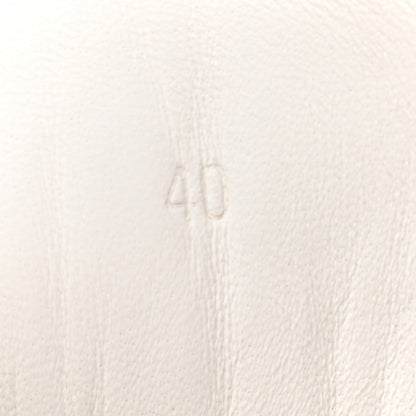 Hermes Calfskin Perforated Daydream Sneakers 40 White 9 of 11