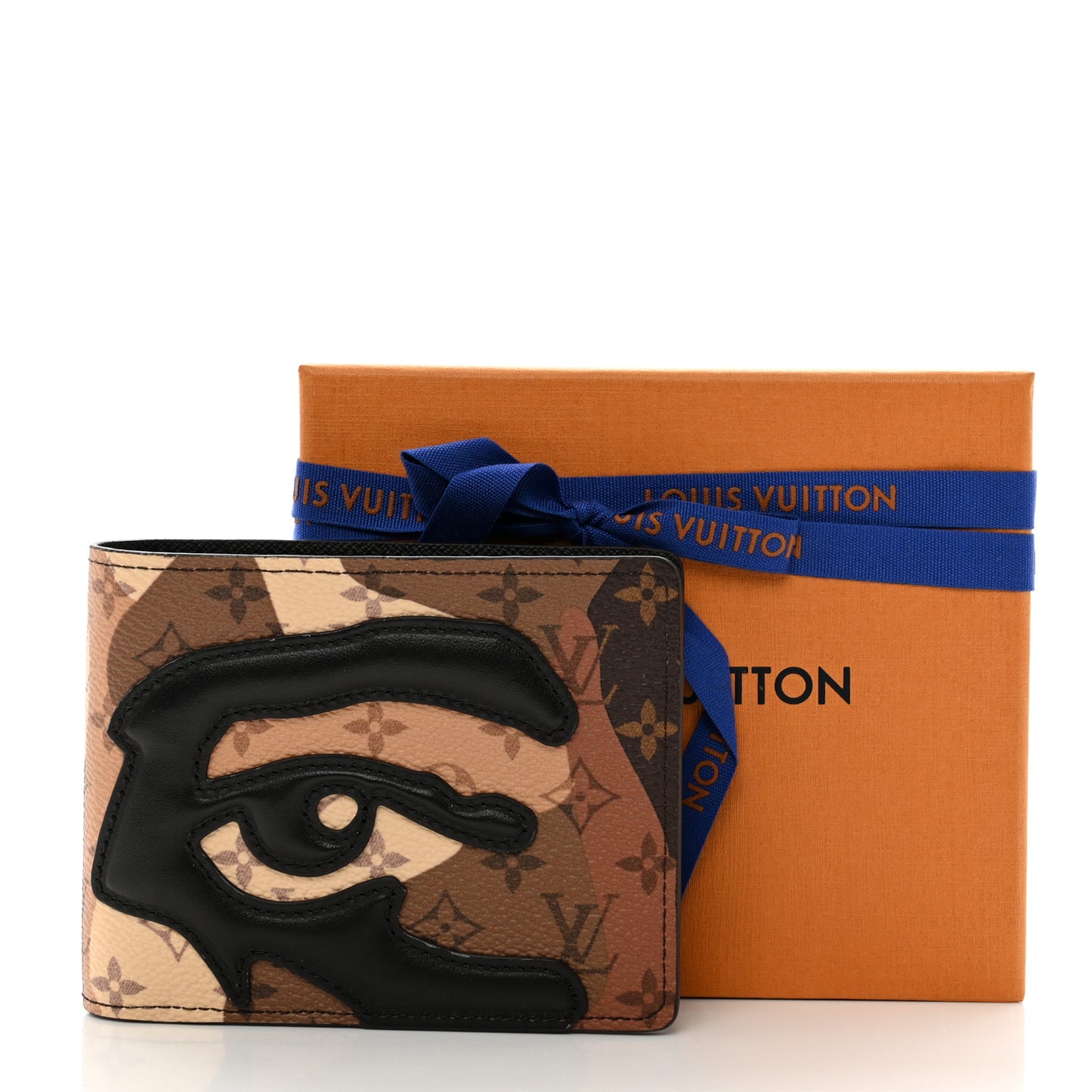 Monogram Portrait Multiple Wallet Brown